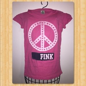 VS PINK Victoria's Secret Peace T-Shirt