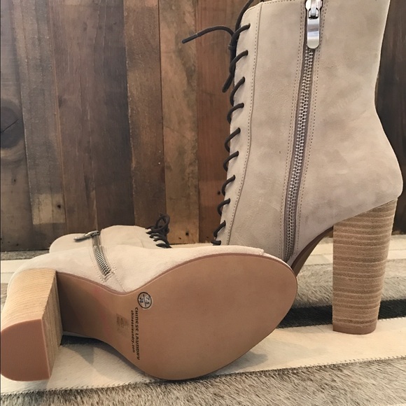 Kristin Cavallari ' Lawless ' lace up booties - Picture 4 of 4