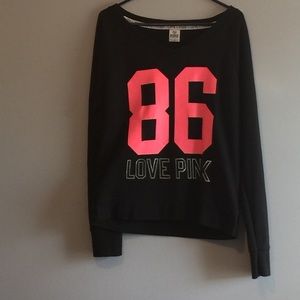 Pink Pullover Sweatshirt
