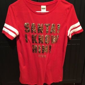 Victoria's Secret PINK Christmas tee