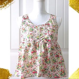 LF NAANAA FLORAL TANK TOP