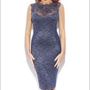 Navy Alice Childs lace dress