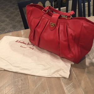 Salvatore Ferragamo--Gancini Shoulder Bag