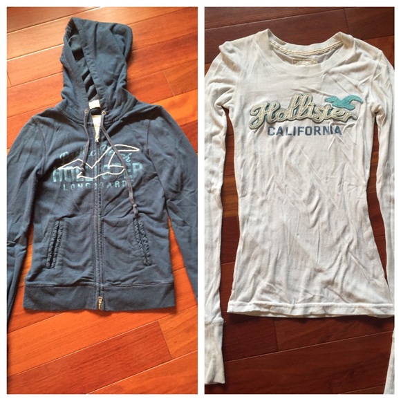 Hollister Jacket and Long Sleeve Shirt Set