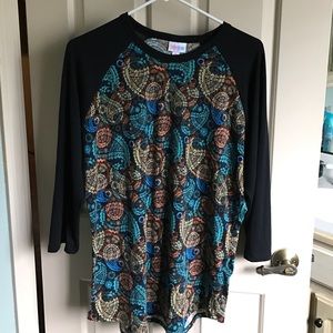 *NWOT* LulaRoe XL Randy (Baseball Shirt)