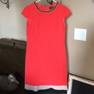 Orange Tahari Dress