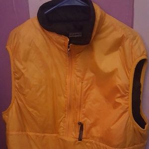 Vintage USA made Patagonia yellow vest