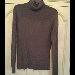 Brown turtleneck sweater
