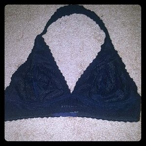 Navy Blue Aerie halter bralette