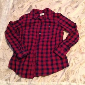 Plaid flannel shirt