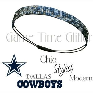 Dallas Cowboys Fan Rhinestone Headband NEW