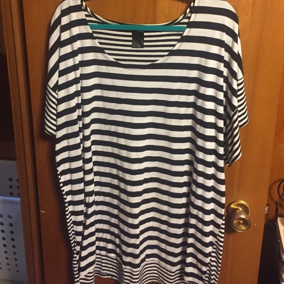 Black and white striped shirt