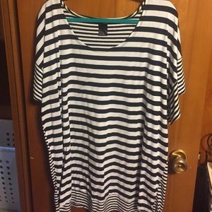 Black and white striped shirt