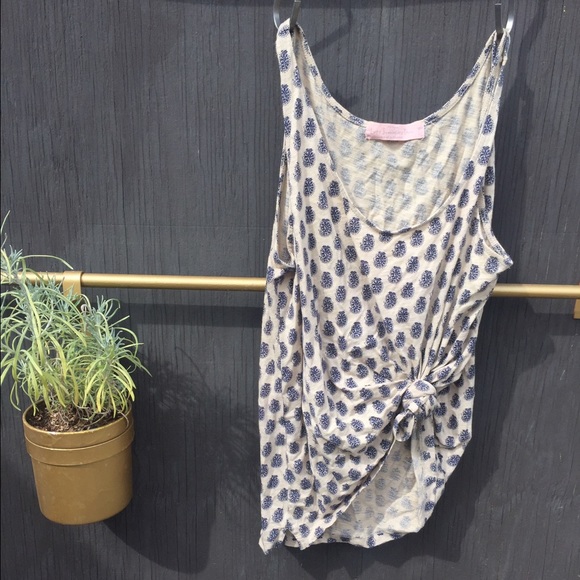 Ann Taylor loft paisley sun washed tank