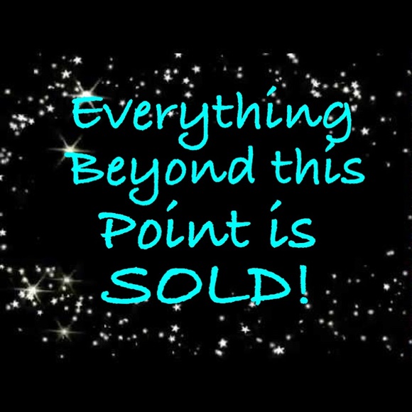 Everything beyond this point has been sold!✨
