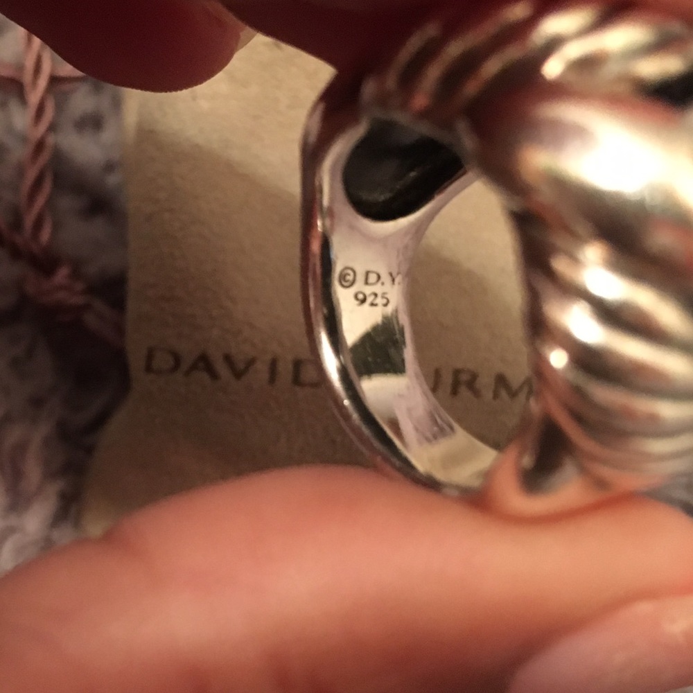 ❌SOLD❌✨DY SS Large Rope Ring✨ - Picture 4 of 4