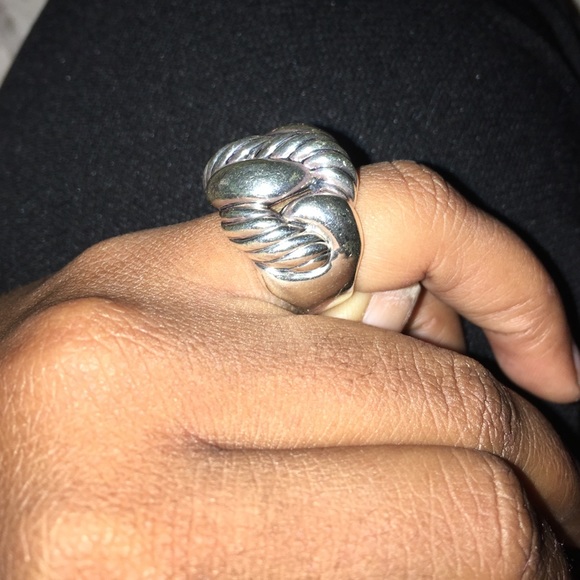 ❌SOLD❌✨DY SS Large Rope Ring✨ - Picture 2 of 4
