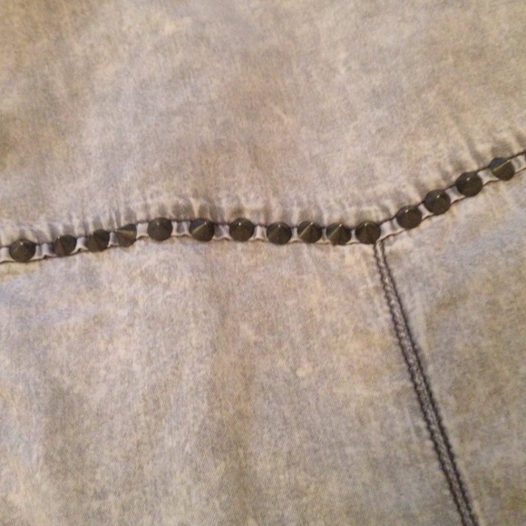 Studded Denim Top - Picture 4 of 4