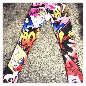 NWT comic book leggings