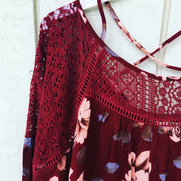 || LAST ONE SALE || SALE || FLORAL TUNIC DRESS - Picture 2 of 3