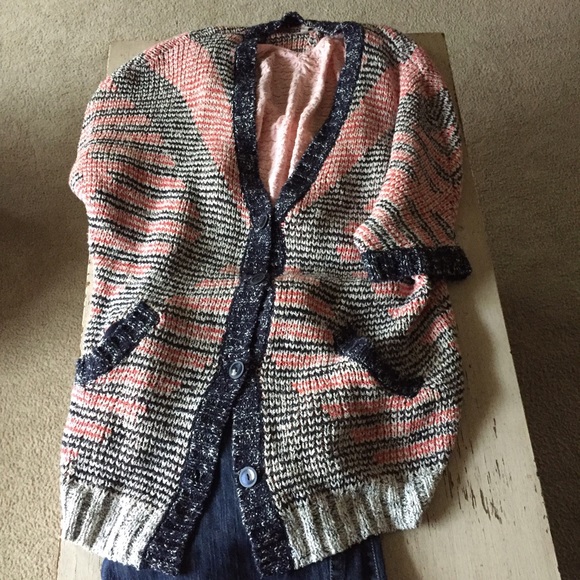 Moth 3/4 sleeve Bohemian oversized cardigan  sz M