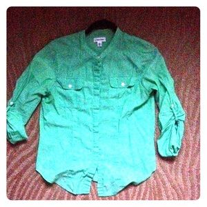 Seagreen 🏄 CALVIN KLEIN cotton button up shirt