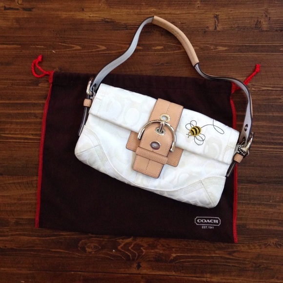 Rare Coach purse with bumble bee