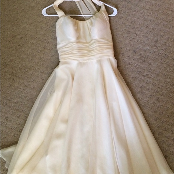 Yellow Mori Lee by Madeline Gardner dress.