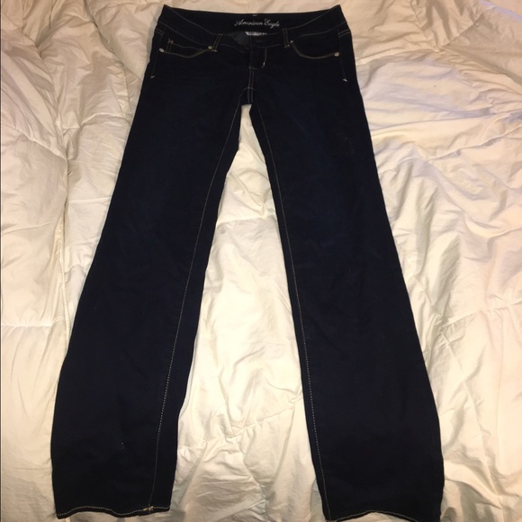 AE Dark skinny jeans. Super stretch