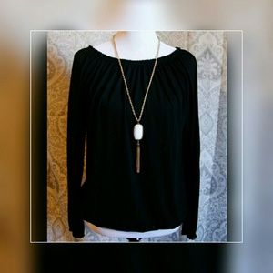 Black knit top Size M