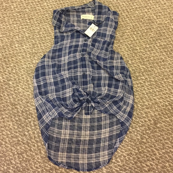 Abercrombie & Fitch sheer blouse