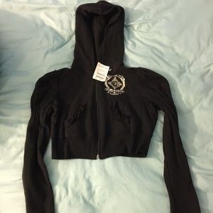 Brand New Bebe black crop jacket
