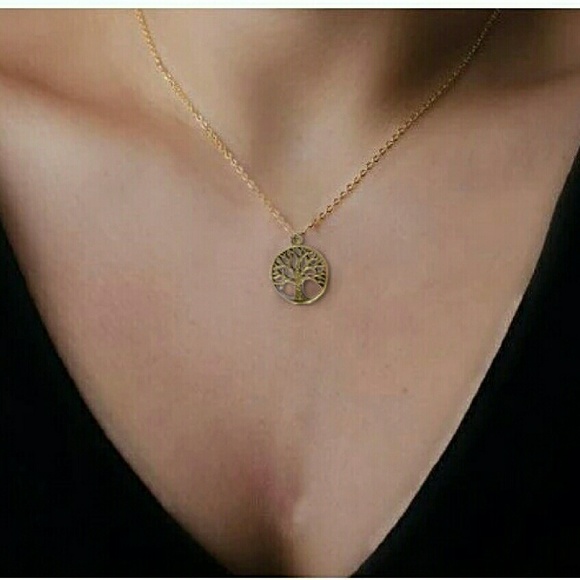 Anti silver Tree Style Necklace Fashion Long Neckl - Picture 2 of 2