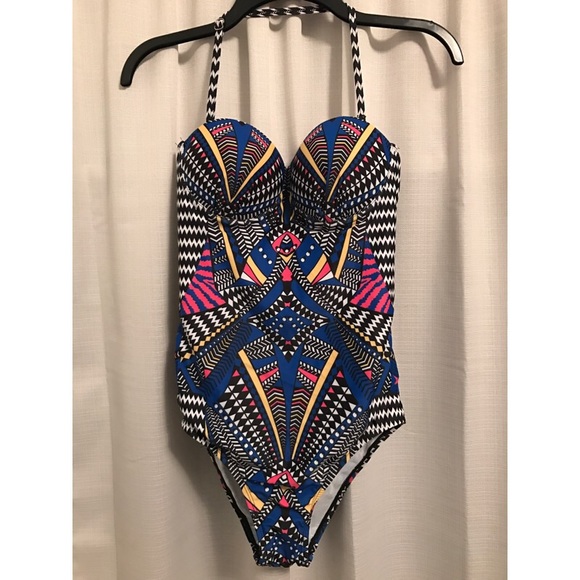 Tribal One Piece Bathing Suit 👙