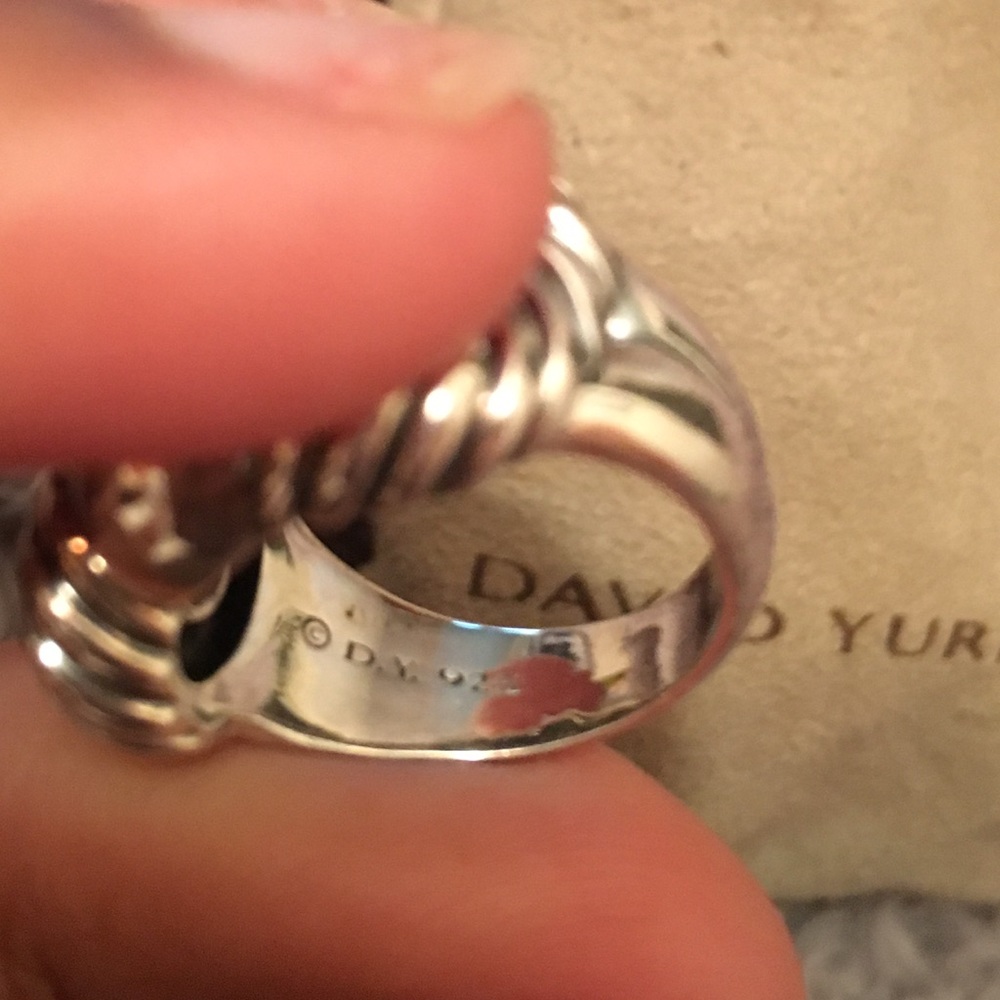 ‼️SOLD‼️✨DY SS Small Rope Ring✨ - Picture 4 of 4