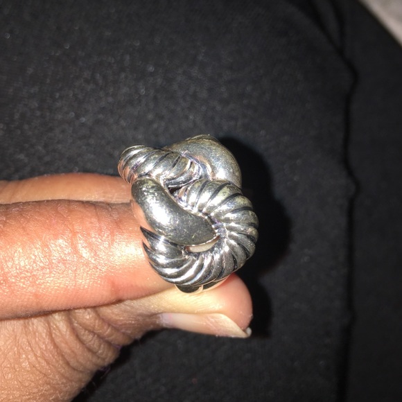 ‼️SOLD‼️✨DY SS Small Rope Ring✨ - Picture 2 of 4