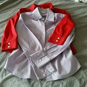 2 x $25 ⚘2 JCrew Button-up Women's Shirt-Bundle