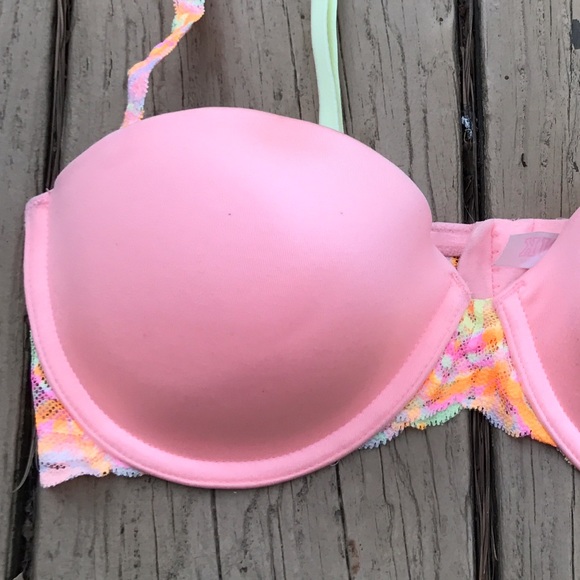 [VS Pink] Coral bra - Picture 2 of 3