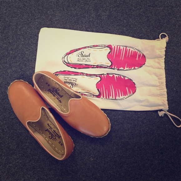 Sabah Tan Leather Slip on