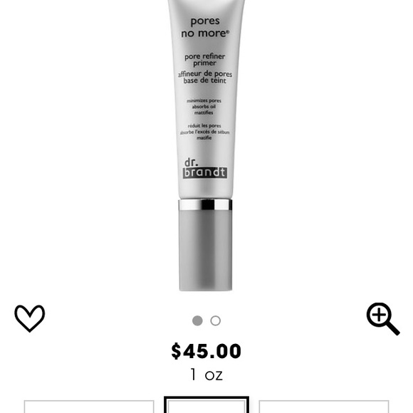 DR. Brandt Pores No More used a couple times 1oz