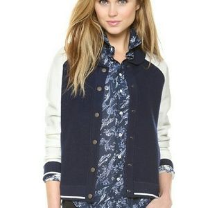 Rag and Bone Raquel Wool Varsity Jacket