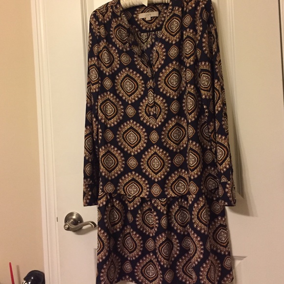 Loft long sleeve dress size M