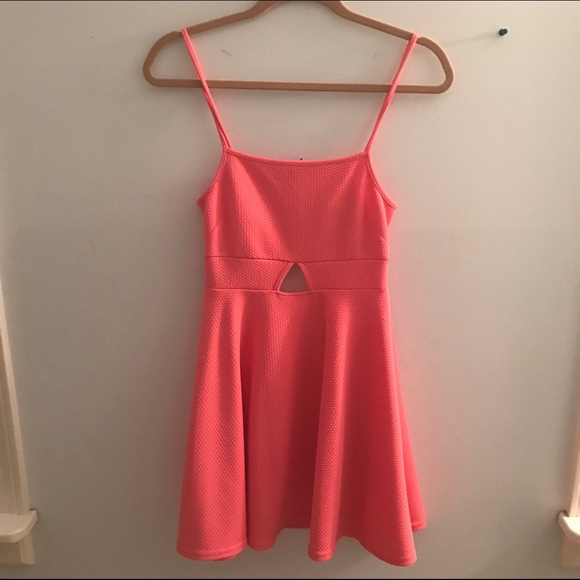 Pink UO Skater Dress - Picture 3 of 3
