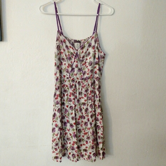 Fire Los Angeles floral printed dress