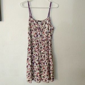 Fire Los Angeles floral printed dress
