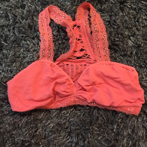 Free People pink bralette