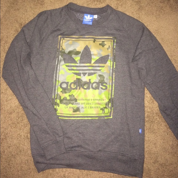 Adidas Camo Crewneck