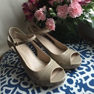Nude Franco Sarto Patent Heels