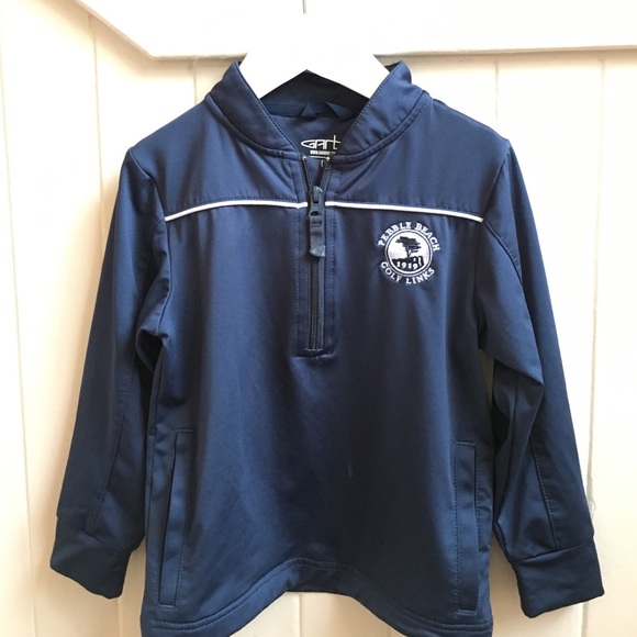 NWOT Boys 4T Pebble Beach 1/2 Zip