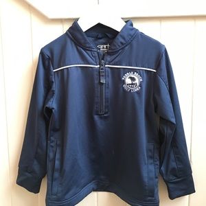 NWOT Boys 4T Pebble Beach 1/2 Zip